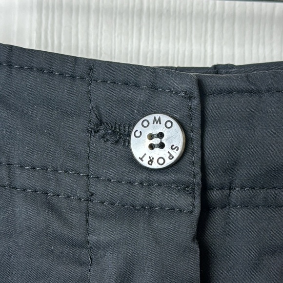 COMO SPORT Black Capri Golf Pants Made in Italy - Size 10 - Picture 2 of 7